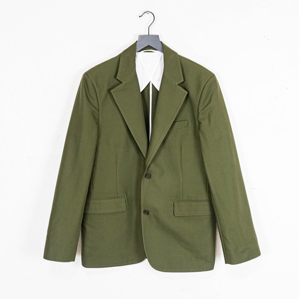 ALEX MILL Men's Grant Blazer Cotton Twill in Surplus Olive sz Medium